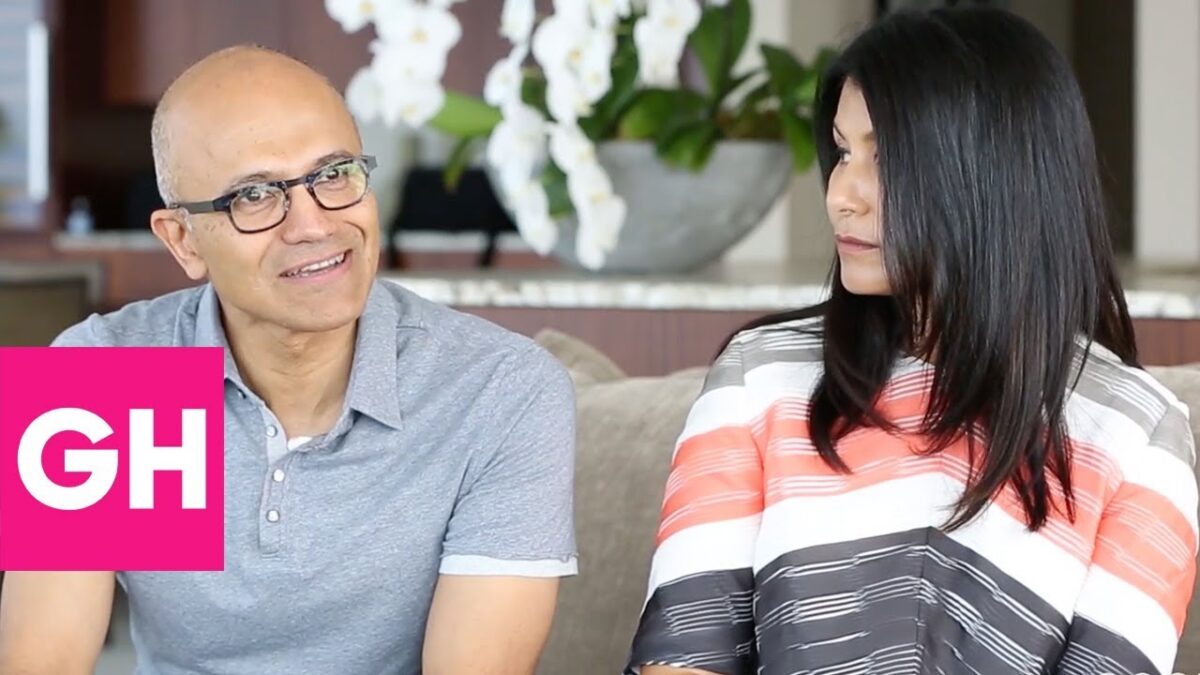 The Interview of Microsoft CEO Satya Nadella and His Wife