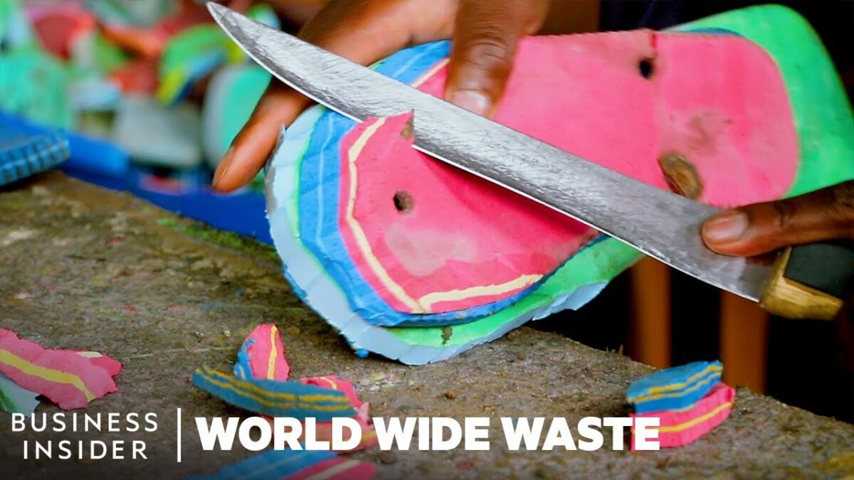 How to Recycle Old Flip-Flops into Colourful Works of Art